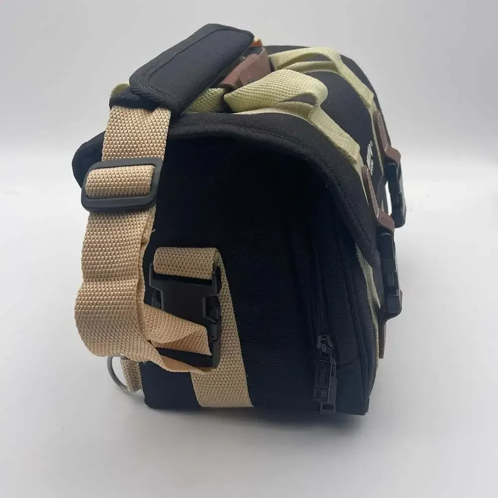 Matin Photo Club Black Canvas and Leather DSLR Camera Shoulder Bag